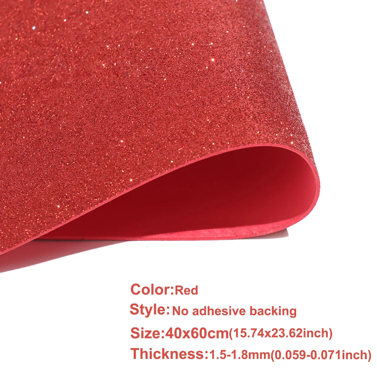 Glitter EVA Foam Sheet 40x60cm | Self-Adhesive Sparkly Foam Paper for DIY Crafts and Decor