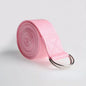 1.8m Cotton Yoga Strap with D-Ring Buckle | Adjustable Stretching Aid for Flexibility