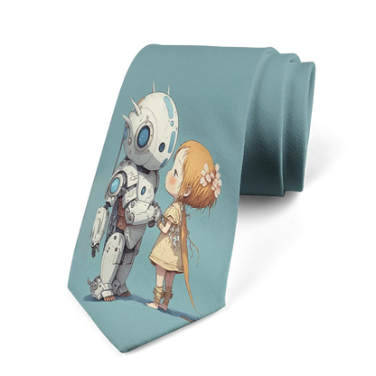 Newly Designed Cartoon Necktie 3D Printing Harajuku Fashion Kawaii Unisex Tie 8CM Slim Dating Wedding Party Tie Cosplay