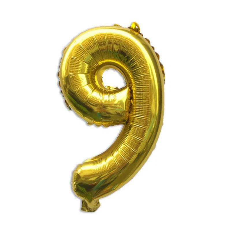 32 Inch Gold Foil Number Balloons | Birthday Party Decorations