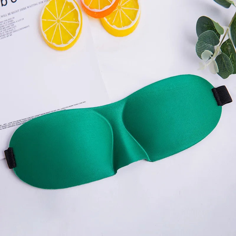 3D Sleeping Mask Eyepatch | Light Blocking Blindfold for Travel and Sleep