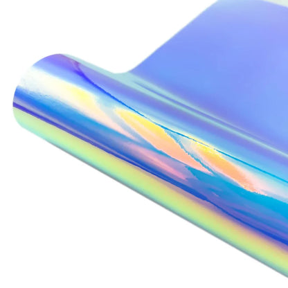 Holographic Permanent Adhesive Vinyl Sheets | Craft Decals for Cups, Walls, and Signs