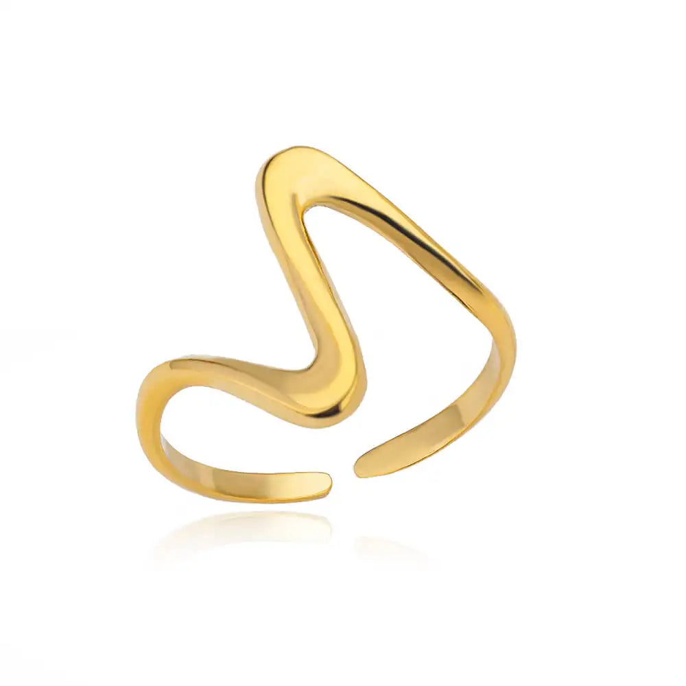 Stainless Steel Exaggerated Big Flower Rings For Women Gold Color Sunflower Finger Ring Female Fashion Aesthetic Jewelry Gift