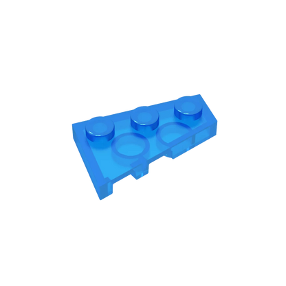 Gobricks GDS-547 Wedge Plate 3 x 2 Right | Compatible Building Block for DIY Creations