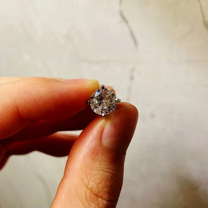 Magnetic Stud Earrings for Men and Women | Non Pierced Crystal Clip On Earrings