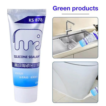 Waterproof Tile Repair Filler | Ceramic Tile Grout and Seam Sealer for Kitchen and Bathroom