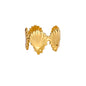 Stainless Steel Exaggerated Big Flower Rings For Women Gold Color Sunflower Finger Ring Female Fashion Aesthetic Jewelry Gift