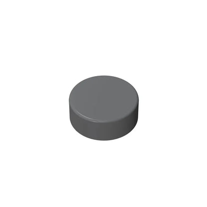 Gobricks GDS-612 Flat Tile 1x1 Round | Compatible Building Block