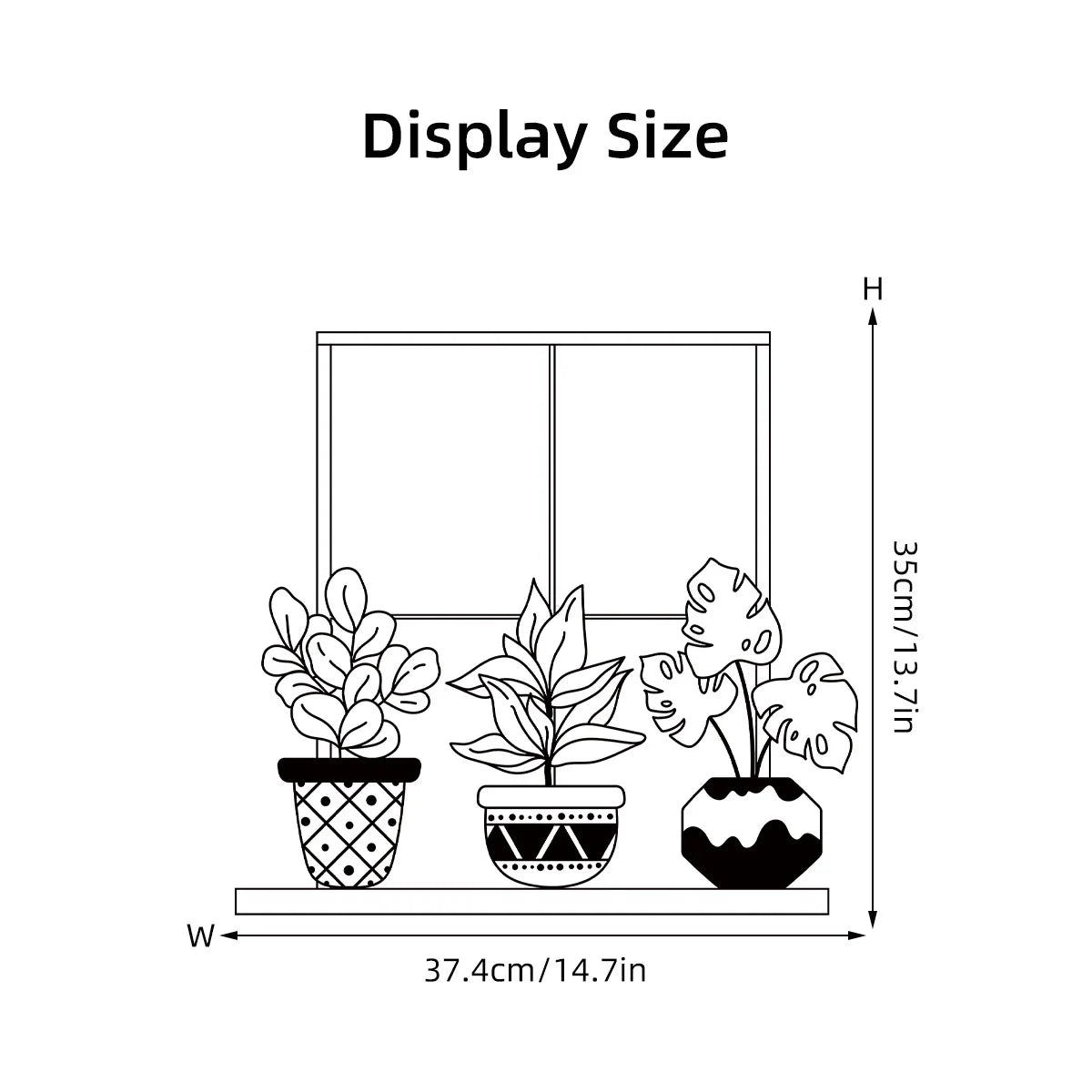 Wall Stickers for Living Room Bedroom | Creative Black Heart Book World Ladder Tree Wall Decals