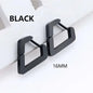 Geometric Hoop Earrings for Men and Women | Stainless Steel Punk Studs