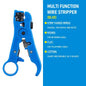Multi-Functional Coaxial Cable Stripping Pliers | Wire Stripper Tool for UTP/STP RG59 RG6 RG7 RG11