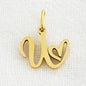 SUNIBI Heart Art Initial Alphabet Pendant DIY Name Customized Birthday Gift Stainless Steel Women Fashion Jewelry A-Z Wholesale