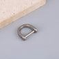Titanium D Ring Key Shackle | U Shape Horseshoe Clasp for Car Key Fob and DIY Leather Key Organizer