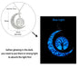 Luminous Dragon Necklace Glowing Night Fluorescence Silver Plated Glow In The Dark Necklace
