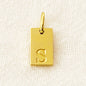 SUNIBI Alphabet Charm Pendant for Necklaces Stainless Steel Jewelry DIY Engraved Lettering Accessories Women's Fashion Jewelry