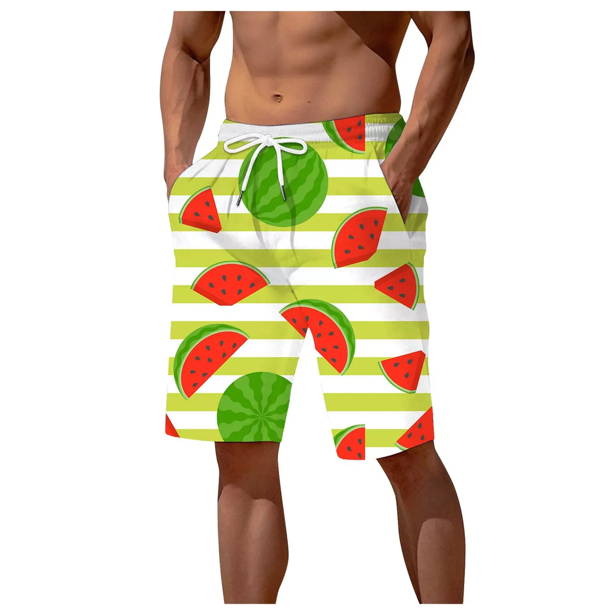 Men's Palm Tree Gradient Pattern Fashion Shorts Boys Summer Cool Hawaii 3D Printed Casual Swim Trunks Quick Dry Surfboard Shorts