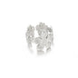 Stainless Steel Exaggerated Big Flower Rings For Women Gold Color Sunflower Finger Ring Female Fashion Aesthetic Jewelry Gift