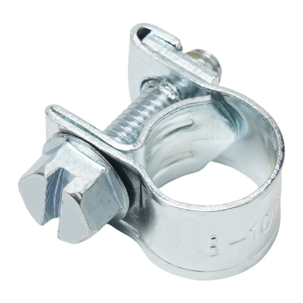 10pcs Stainless Steel Hose Clamp Set | Multipurpose Fuel Line and Water Pipe Clips