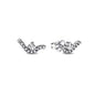 European New 925 Silver Butterfly Flower Stud Earrings, Fit Women's Festival Exquisite Charm Jewelry Gifts