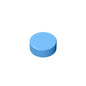 Gobricks GDS-612 Flat Tile 1x1 Round | Compatible Building Block