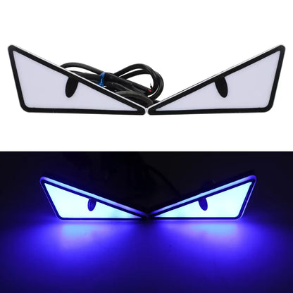 2PCS Car LED Demon Eye Light | Universal Dynamic Strobe Turn Signal Decorative Lights
