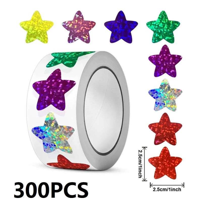 Heart Thank You Stickers | Small Roll Packaging Stickers for Photocard Decor