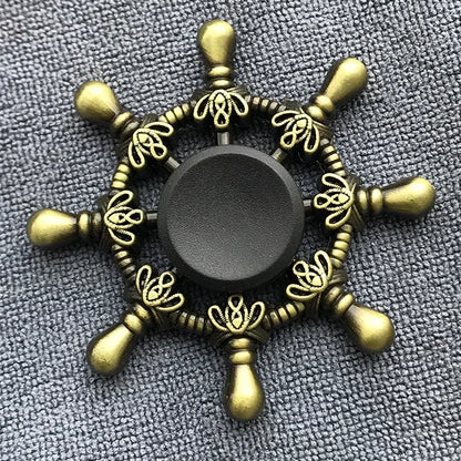 Bronze Metal Alloy Fidget Spinner | R188 Mute Bearing Hand Spinner for Stress Relief