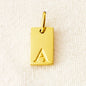 SUNIBI Alphabet Charm Pendant for Necklaces Stainless Steel Jewelry DIY Engraved Lettering Accessories Women's Fashion Jewelry