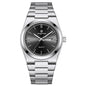 PAAZOMU Ultra Thin Quartz Watch Men Women Minimalist Style Waterproof Luminous Wristwatch Comfortable Strap Daily Office Gift
