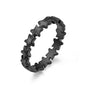 Stainless Steel Star Eternity Stackable Ring Wedding Band for Women Girl Size 5-9