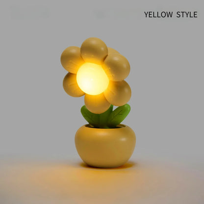 Mini LED Flower Night Light | Cute Table Lamp for Kids Bedroom