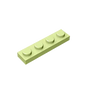 Gobricks GDS-504 Plate 1 x 4 | Compatible Building Block Pieces