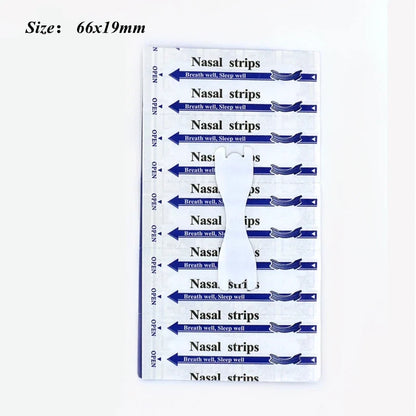 Transparent Nasal Strips 50 Pack | Anti-Snoring Nose Strips for Better Breathing