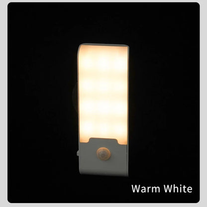 Rechargeable Motion Sensor LED Night Light | Portable Night Lamp for Bedroom Kitchen Cabinet Stairs Hallway