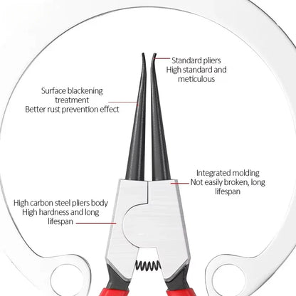 5-In Circlip Pliers | Dual-Purpose Retaining Ring Pliers for Internal and External Snap Rings