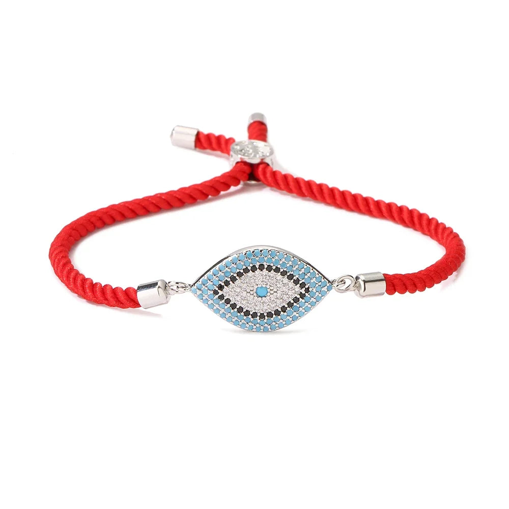 NEWBUY 2026 Trendy Turkish Gold Color Evil Eye Bracelet Adjustable AAA CZ Pave Setting Female Luckry Party Jewelry Gift
