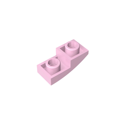 Gobricks GDS-795 Slope, Curved 2 x 1 Inverted | Compatible Building Block for DIY Projects