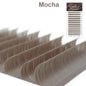 NATUHANA Caramel Colored Lashes | Individual Faux Mink Eyelashes