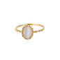 Elegant Stainless Steel Big Bloom Flower Rings For Women Gold Color Sun Starfish Open Ring Finger Jewelry Wedding Her Gift Punk