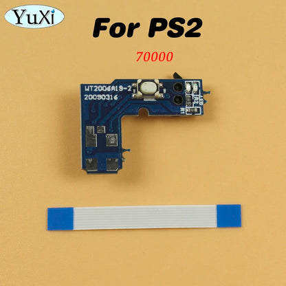 Power ON OFF Reset Switch Board 8Pin Flex Ribbon for PS2 | PlayStation 2 70000 90000 Repair Part