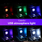USB Car Atmosphere Light | LED Interior Touch Ambient Lamp with 8 Colors