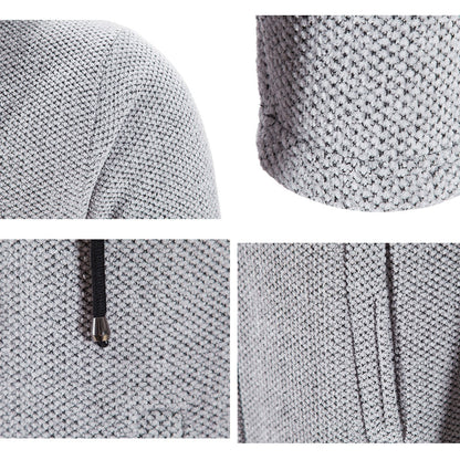 Cashmere Men's Cardigan Chenille Outer Sweater Coat Windbreaker