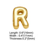 FLOLA DIY 26 Letters Custom Name Bracelets for Women Gold Silver Color Wide Band Initial Bracelets Handmade Jewelry brtd91