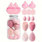 12/14Pcs Makeup Sponge Set | Cosmetic Blender Beauty Eggs and Foundation Puffs
