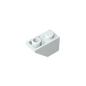 Gobricks GDS-597 Slope, Inverted 45 2x1 | Compatible Building Block for DIY