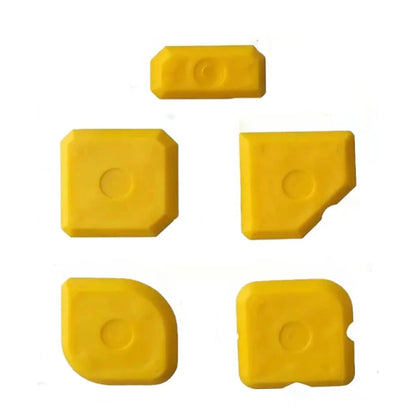5in1 Silicone Scraper Squeegee Glue Remover Tool Kit | Multifunctional Caulking & Grout Tool Set