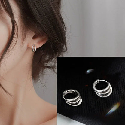 Ventfille 925 Sterling Silver Star Drop Earrings for Women | Simple Tassel Chain Office Jewelry