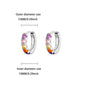 Luxury Zircon Hoop Earrings for Women Gold Color Stainless Steel Butterfly Heart Snake Earring Fashion Party Wedding Jewelry Gif