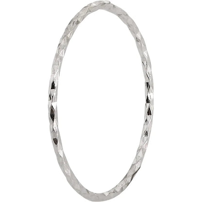 925 Sterling Silver Simple and Versatile Plain Ring Foldable Ring Party Jewelry Accessories For Women and Girls