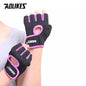 AOLIKES Breathable Workout Gloves | Fingerless Gym Gloves for Weight Lifting and Cycling